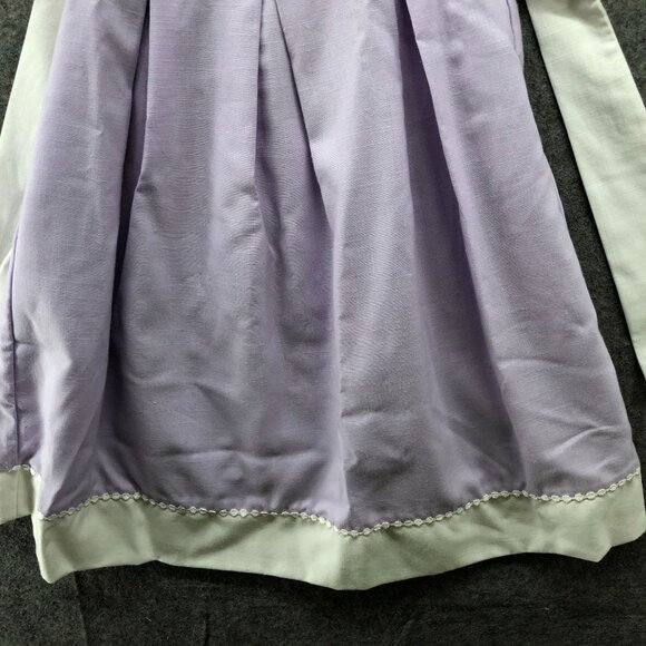 Vintage Rare Editions Girls Size 5/6 Dress Purple A-Line Pleated Prairie Summer - Picture 4 of 9